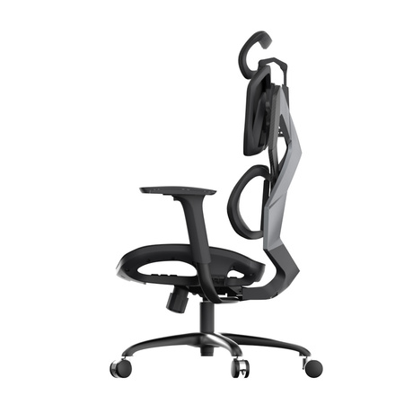 Fotel ergonomiczny gamingowy Angel Furia Black