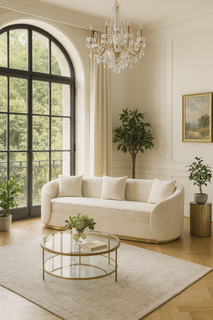 Luksusowa sofa biała- Nua