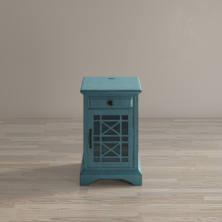 Antique blue - szafka nocna hampton