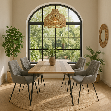 Adesso ADESD03B Krzesło tapicerowane