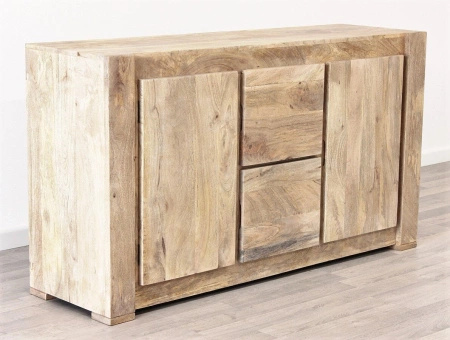 Komoda indyjska mango naturalna 150 cm – szeroka, kolonialna forma