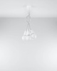 Lampa wisząca DIEGO 5 biała