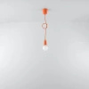 Lampa wisząca DIEGO 1 pomarańczowy
