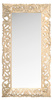 Lustro kolonialne w drewnianej ramie 180x90cm -jasne