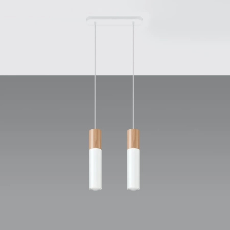 Lampa wisząca PABLO 2 biała