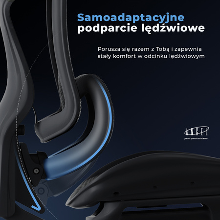 Fotel biurowy na kółkach ergonomiczny ANGEL  kosmO