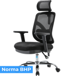 Fotel biurowy ANGEL ergonomiczny obrotowy - Model jOkasta-czarny