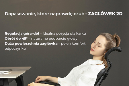 Ergonomiczny fotel biurowy ANGEL obrotowy kalisto