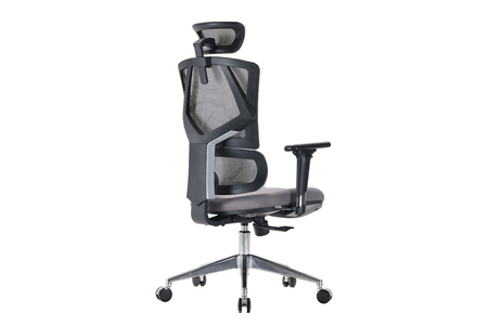 Fotel biurowy na kółkach ergonomiczny- obrotowy Dakota 2.0 SZARY