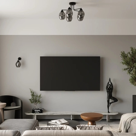 Żyrandol FILLAN 5 czarny