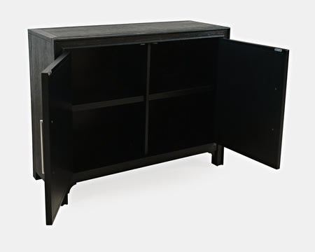 Komoda drewniana w kolorze czarnym