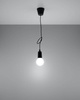 Lampa wisząca DIEGO 1 czarna