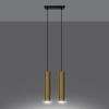 Lampa Wisząca LAGOS 2 złoty połysk