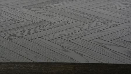 Duży czarny stół do jadalni z drewna- 200x100 cm