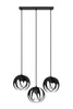 Lampa wisząca TULOS 3L czarna
