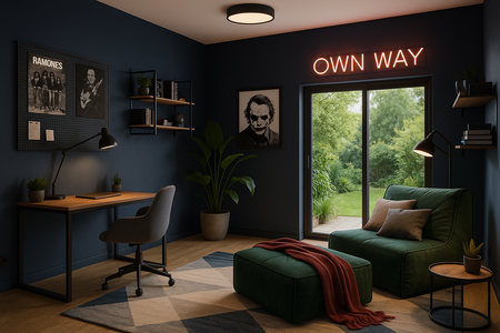 Luksusowy fotel wypoczynkowy z  podnóżkiem- butelkowa zieleń- Nua