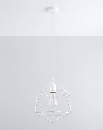 Lampa wisząca GASPARE biała