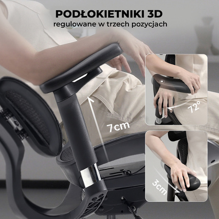 Ergonomiczny fotel biurowy na kółkach ANGEL - Astro