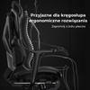 Fotel ergonomiczny gamingowy Angel Furia Black