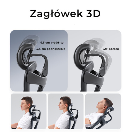 Fotel biurowy na kółkach ergonomiczny ANGEL  kosmO