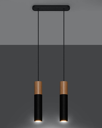 Lampa wisząca PABLO 2 czarna