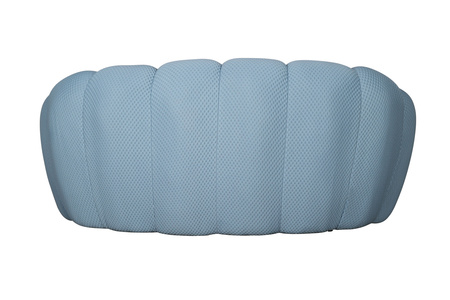 Futurystyczna sofa do salonu w błekitnoszarym kolorze- NUA