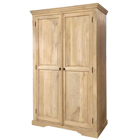 Drewniana szafa kolonialna z mango 120 cm – natural