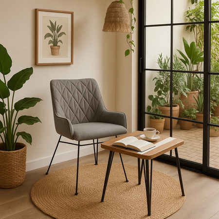 Adesso ADESD03B Krzesło tapicerowane