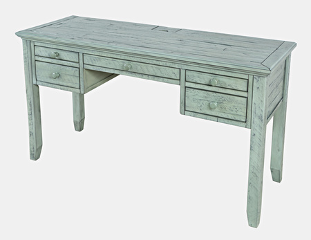 Prowansalskie biurko z szufladami 142 cm, przecierane shabby chic Avola