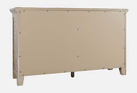Komoda prowansalska drewniana 137 cm – brązowa