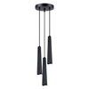 Lampa wisząca PRYSM 3P czarna