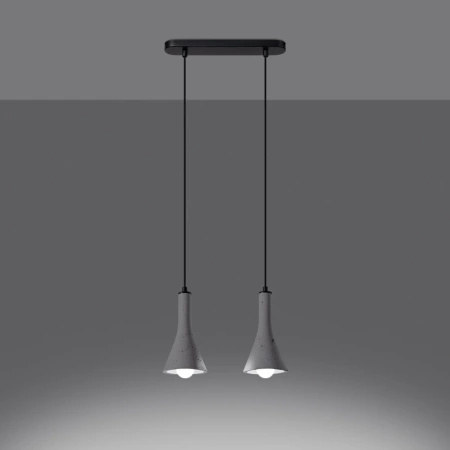 Lampa wisząca REA 2 beton