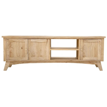 Drewniana komoda RTV 180 cm z mango w naturalnym kolorze