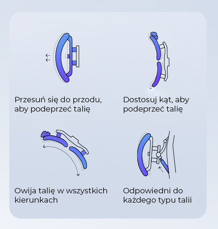Fotel ergonomiczny gamingowy Angel GamePlus