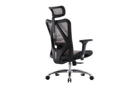 Fotel biurowy na kółkach- ergonomiczny- obrotowy kalistO Grafitowy