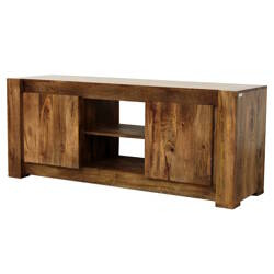 Szafka RTV z drewna mango 150 cm- toffi