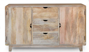 Komoda drewniana w stylu skandynawskim, 150 cm