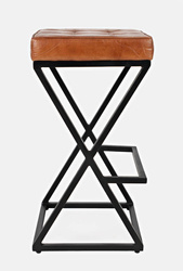 Hoker tapicerowany styl industrialny - Avola